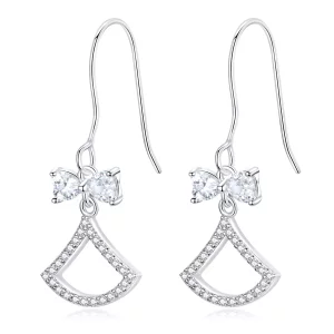 (afbeelding voor) Pandora Style Boog geschulpt Oorhangers - BSE281