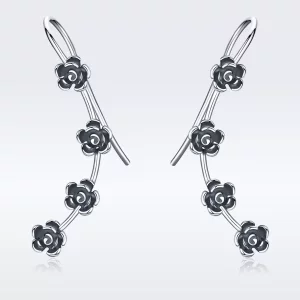 Pandora Style Creatieve Mooie Bloem Oorhangers - VSE010 (afbeelding voor) Pandora Style Creatieve Mooie Bloem Oorhangers - VSE010