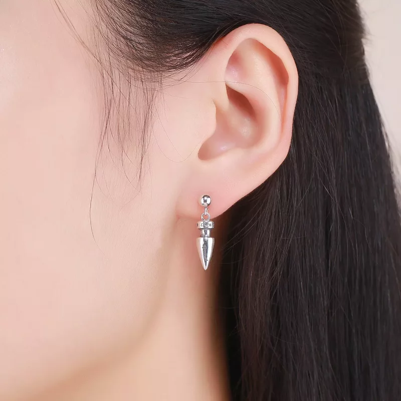 (afbeelding voor) Pandora Style Heilige Penning Oorhangers - VSE131 - Bekijken 6