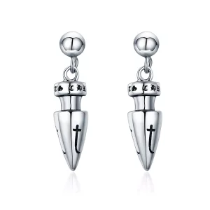Pandora Style Heilige Penning Oorhangers - VSE131 (afbeelding voor) Pandora Style Heilige Penning Oorhangers - VSE131
