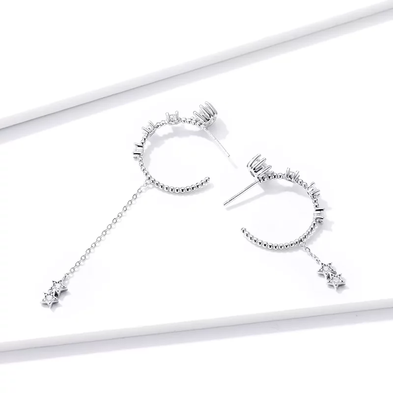 (afbeelding voor) Pandora Style Helder Oorhangers - BSE310 - Bekijken 2