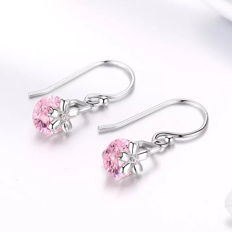 (afbeelding voor) Pandora Style Kersenbloesems Oorhangers - BSE039 - Bekijken 2