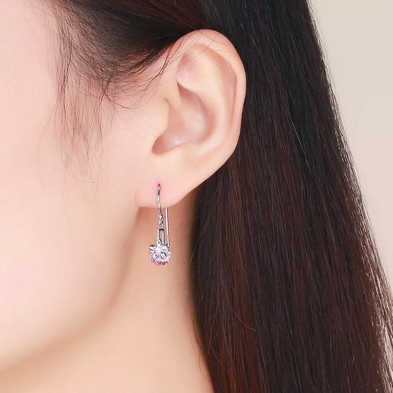 (afbeelding voor) Pandora Style Kersenbloesems Oorhangers - BSE039 - Bekijken 5