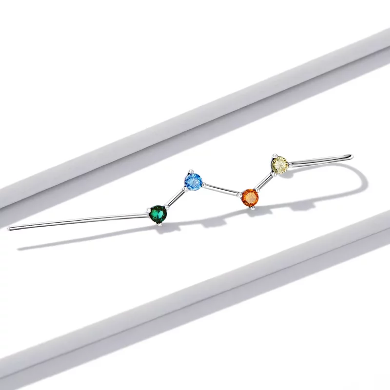 (afbeelding voor) Pandora Style Kleur Zirkonium - Lightning Oorhangers - BSE530 - Bekijken 3