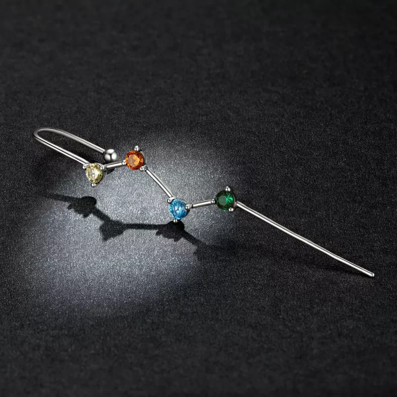 (afbeelding voor) Pandora Style Kleur Zirkonium - Lightning Oorhangers - BSE530 - Bekijken 5