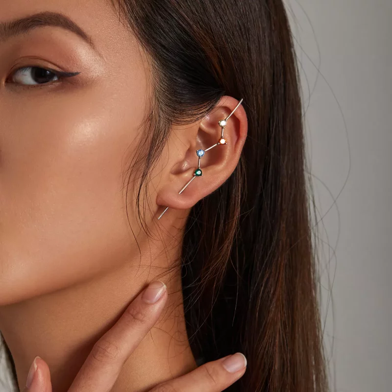 (afbeelding voor) Pandora Style Kleur Zirkonium - Lightning Oorhangers - BSE530 - Bekijken 7