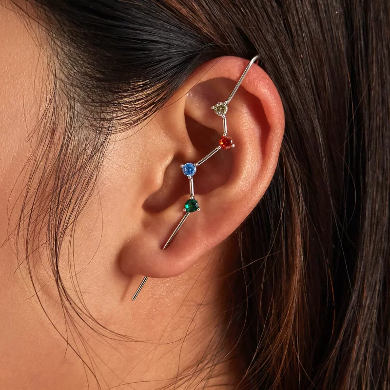 (afbeelding voor) Pandora Style Kleur Zirkonium - Lightning Oorhangers - BSE530 - Bekijken 8