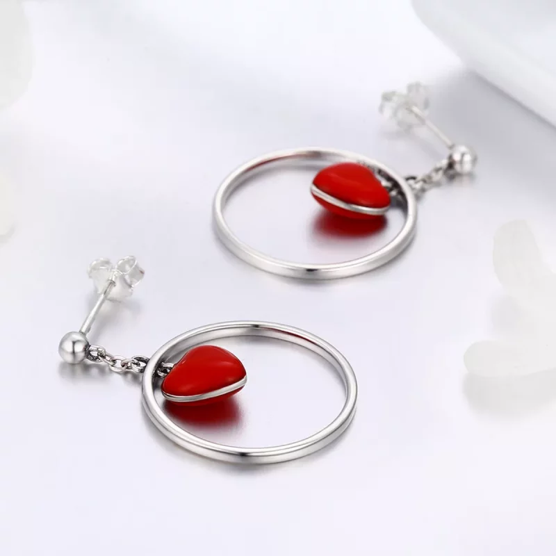 (afbeelding voor) Pandora Style Kloppende Oorhangers - SCE360-A - Bekijken 3