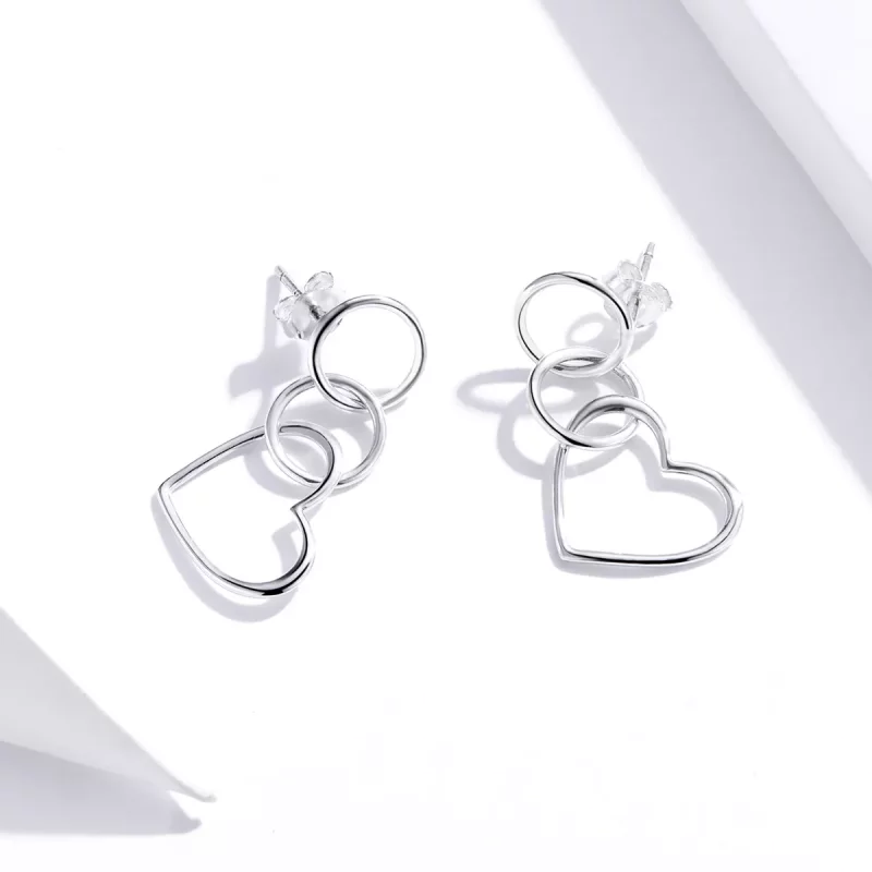 (afbeelding voor) Pandora Style Liefde Oorhangers - SCE916 - Bekijken 2