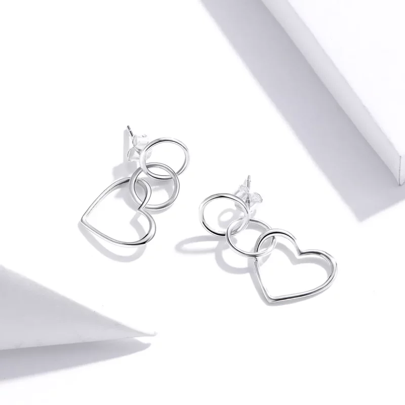 (afbeelding voor) Pandora Style Liefde Oorhangers - SCE916 - Bekijken 4
