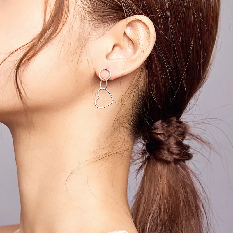 (afbeelding voor) Pandora Style Liefde Oorhangers - SCE916 - Bekijken 6