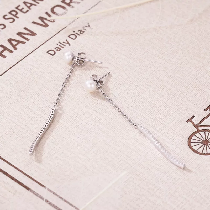 (afbeelding voor) Pandora Style Liefde op het eerste gezicht Oorhangers - VSE126 - Bekijken 5