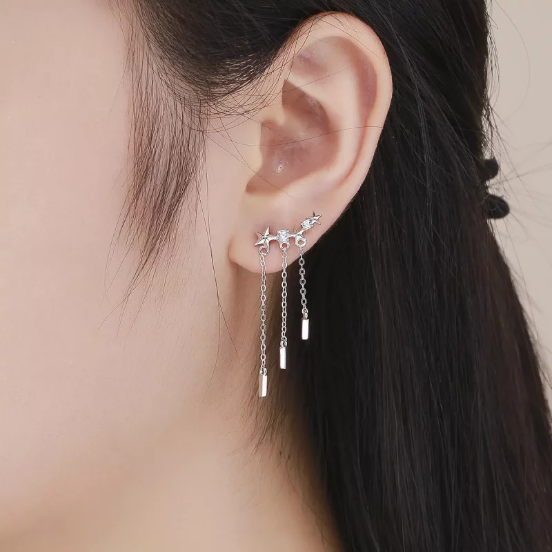 (afbeelding voor) Pandora Style Meteoor Liefde Oorhangers - SCE399 - Bekijken 5