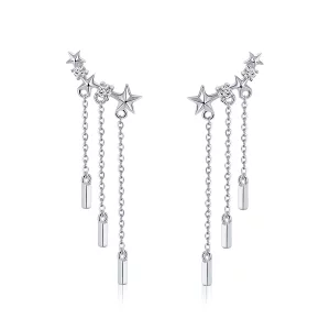 (afbeelding voor) Pandora Style Meteoor Liefde Oorhangers - SCE399