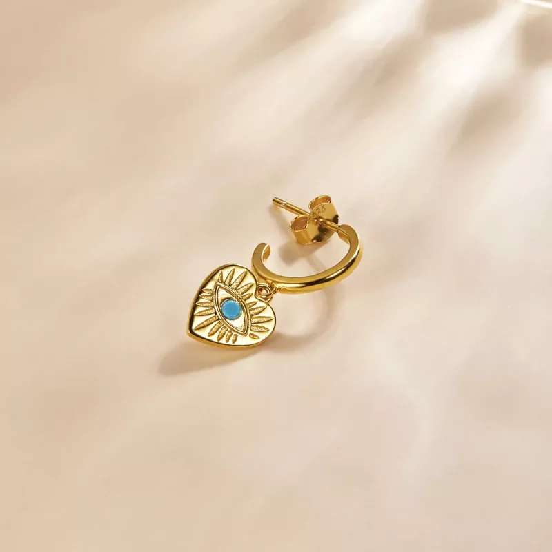 (afbeelding voor) Pandora Style Mysterieus Spanje - Lucky Heart Oorhangers - SCE1141 - Bekijken 2