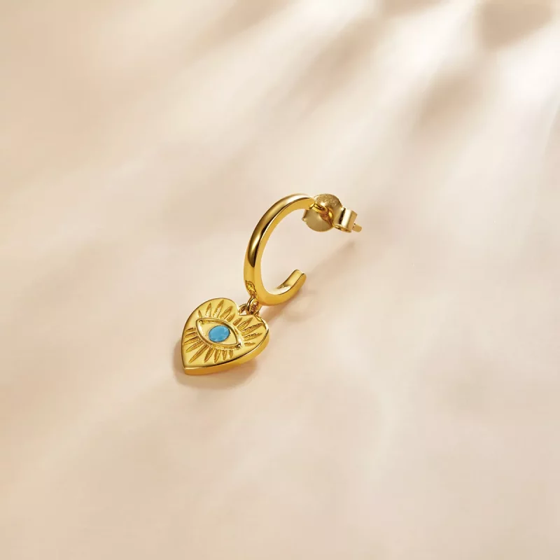 (afbeelding voor) Pandora Style Mysterieus Spanje - Lucky Heart Oorhangers - SCE1141 - Bekijken 3