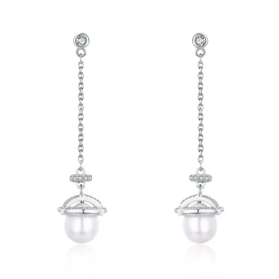 (afbeelding voor) Pandora Style Romantisch Melodieus Oorhangers - VSE125
