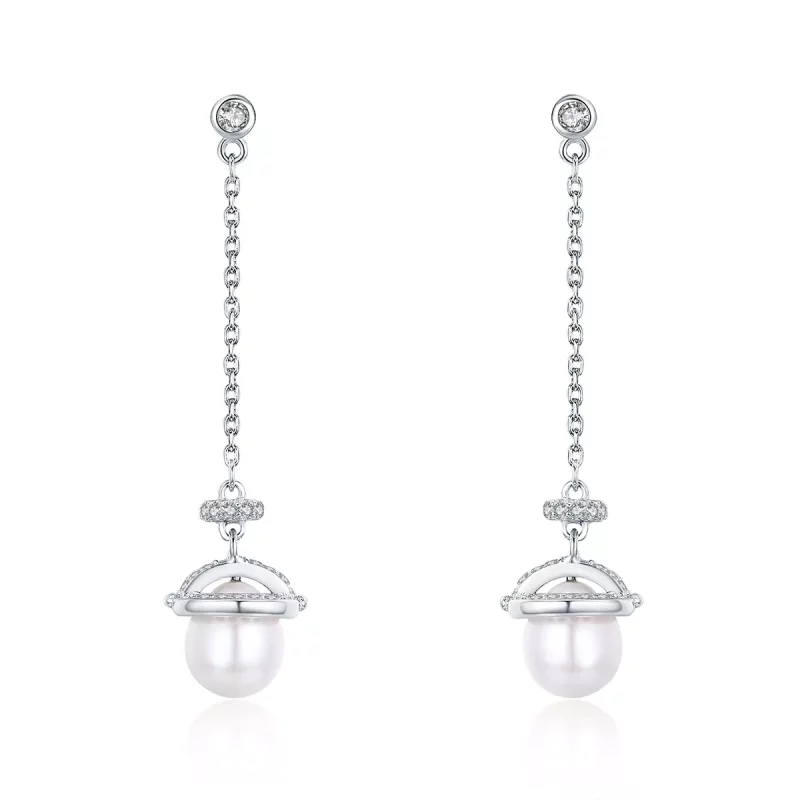 (afbeelding voor) Pandora Style Romantisch Melodieus Oorhangers - VSE125