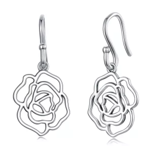 (afbeelding voor) Pandora Style Rozen Oorhangers - SCE1505