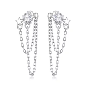 (afbeelding voor) Pandora Style Star Tassel Oorhangers - BSE709