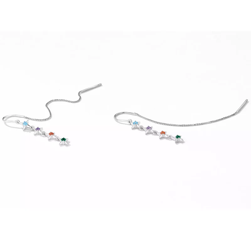 (afbeelding voor) Pandora Style Sterrenkonia Oorhangers - SCE1420 - Bekijken 3