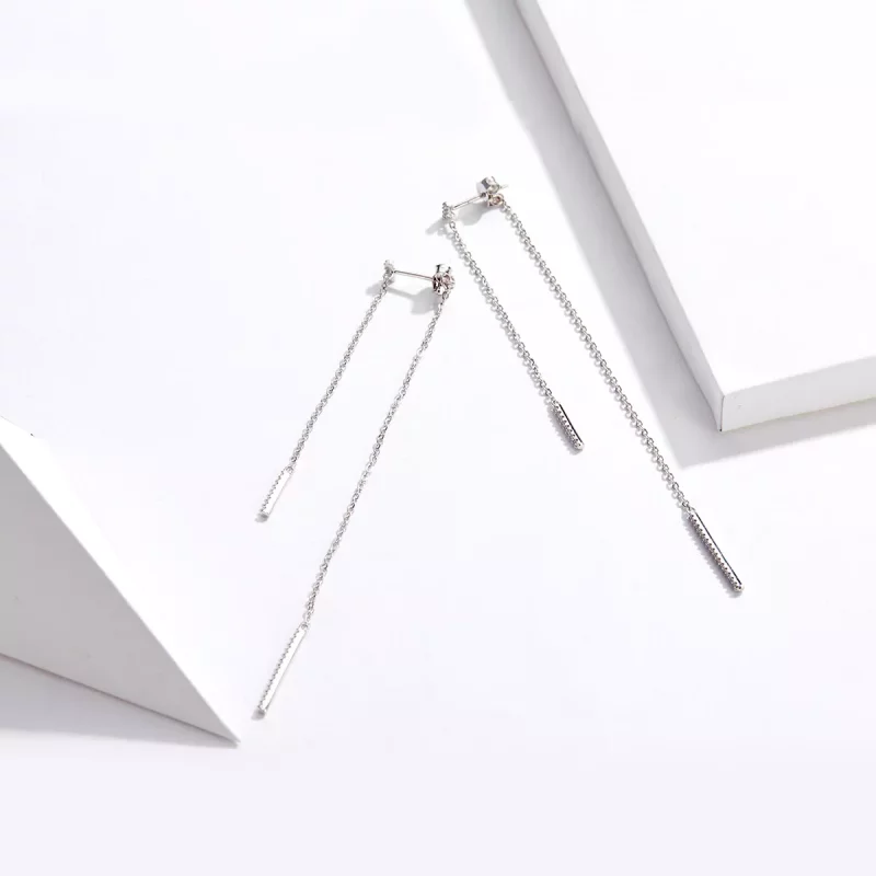 (afbeelding voor) Pandora Style Zirkoon Tranen Oorhangers - BSE186 - Bekijken 3