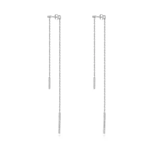 (afbeelding voor) Pandora Style Zirkoon Tranen Oorhangers - BSE186