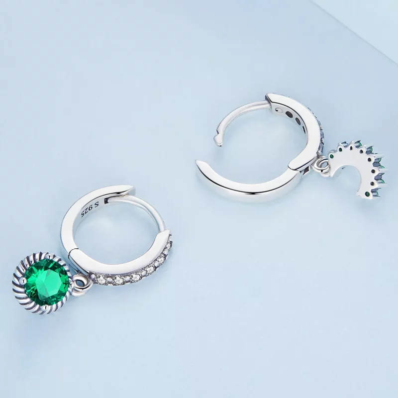 (afbeelding voor) Pandora Style Asymmetrische zon en maan Oorbellen - BSE705 - Bekijken 4