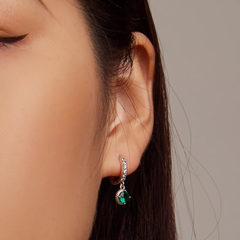 (afbeelding voor) Pandora Style Asymmetrische zon en maan Oorbellen - BSE705 - Bekijken 7