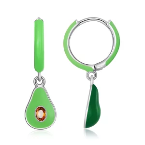 Pandora Style Avocado Oorbellen - SCE1400 (afbeelding voor) Pandora Style Avocado Oorbellen - SCE1400