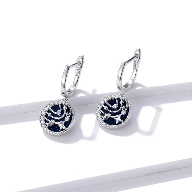 (afbeelding voor) Pandora Style Briljante Galaxy Oorbellen - BSE423 - Bekijken 2