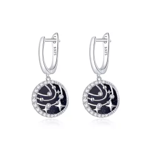 Pandora Style Briljante Galaxy Oorbellen - BSE423 (afbeelding voor) Pandora Style Briljante Galaxy Oorbellen - BSE423