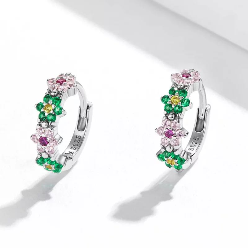 (afbeelding voor) Pandora Style Delicate bloemen Oorbellen - SCE1320 - Bekijken 2