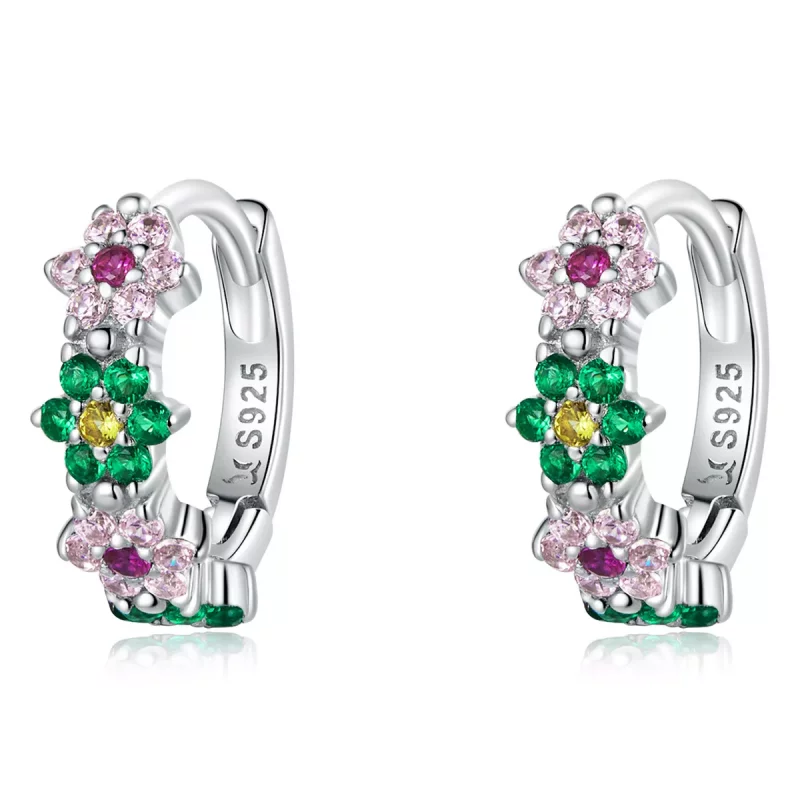 (afbeelding voor) Pandora Style Delicate bloemen Oorbellen - SCE1320