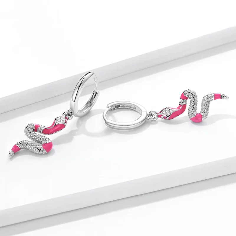 (afbeelding voor) Pandora Style Delicate Geest Serpent Oorbellen - BSE577 - Bekijken 4