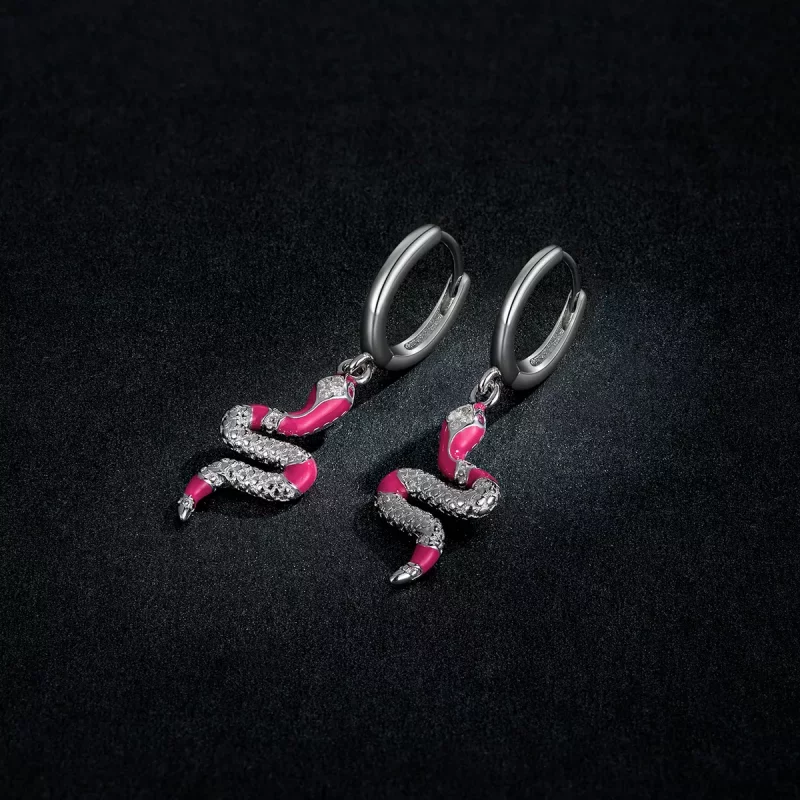 (afbeelding voor) Pandora Style Delicate Geest Serpent Oorbellen - BSE577 - Bekijken 5