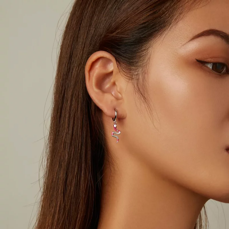 (afbeelding voor) Pandora Style Delicate Geest Serpent Oorbellen - BSE577 - Bekijken 7