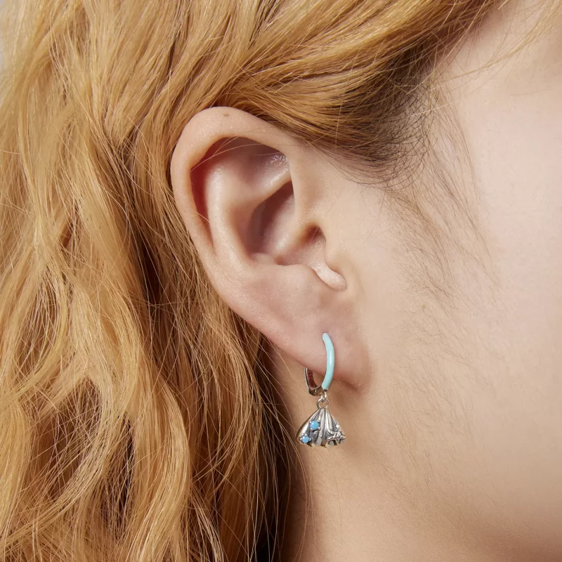 (afbeelding voor) Pandora Style Delicate schaal Oorbellen - SCE1407 - Bekijken 6