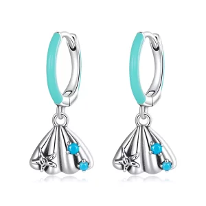 (afbeelding voor) Pandora Style Delicate schaal Oorbellen - SCE1407