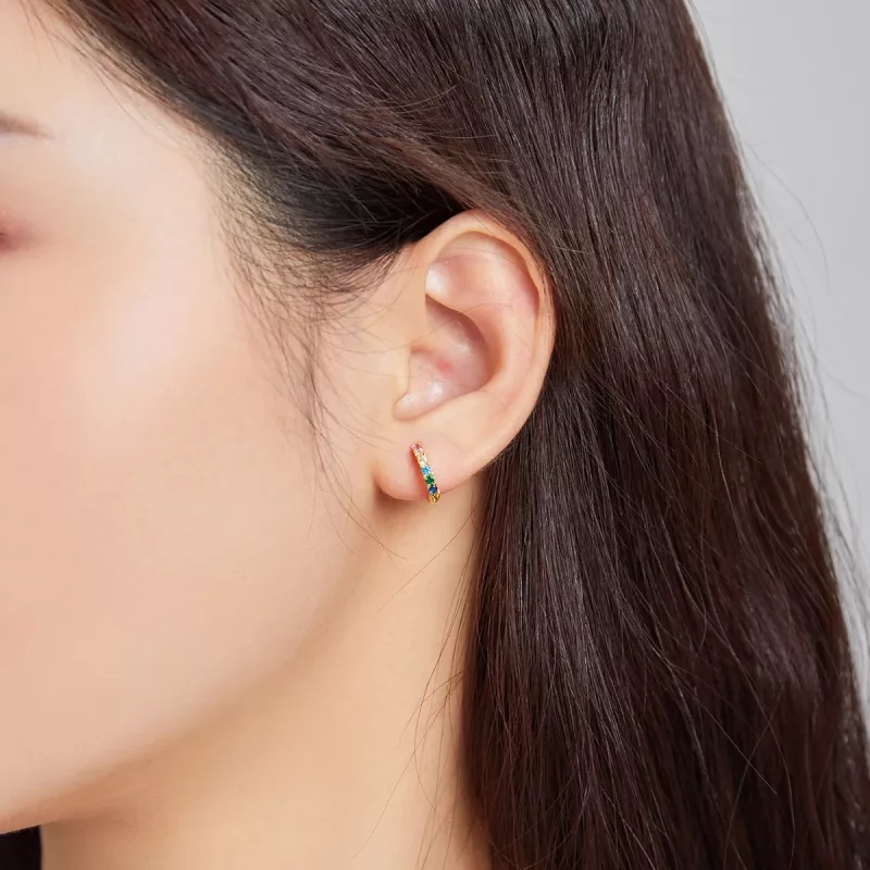 (afbeelding voor) Pandora Style Earside Regenboog Oorbellen - SCE1098 - Bekijken 2