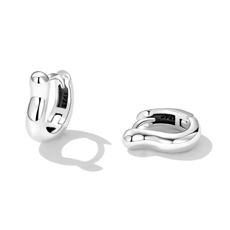 (afbeelding voor) Pandora Style Eenvoudig zilver Oorbellen - SCE1439 - Bekijken 2