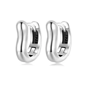 Pandora Style Eenvoudig zilver Oorbellen - SCE1439 (afbeelding voor) Pandora Style Eenvoudig zilver Oorbellen - SCE1439