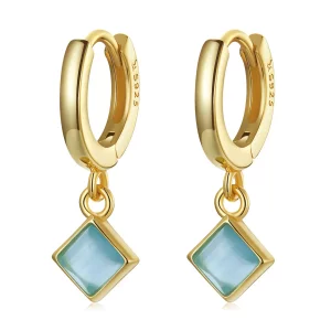 Pandora Style Eenvoudige geometrie Oorbellen - SCE1321 (afbeelding voor) Pandora Style Eenvoudige geometrie Oorbellen - SCE1321