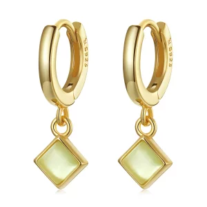 Pandora Style Eenvoudige geometrie Oorbellen - SCE1322 (afbeelding voor) Pandora Style Eenvoudige geometrie Oorbellen - SCE1322