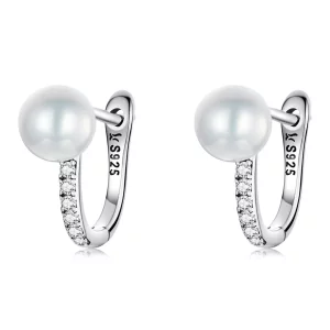 Pandora Style Eenvoudige Shell Kralen Oorbellen - SCE1288 (afbeelding voor) Pandora Style Eenvoudige Shell Kralen Oorbellen - SCE1288