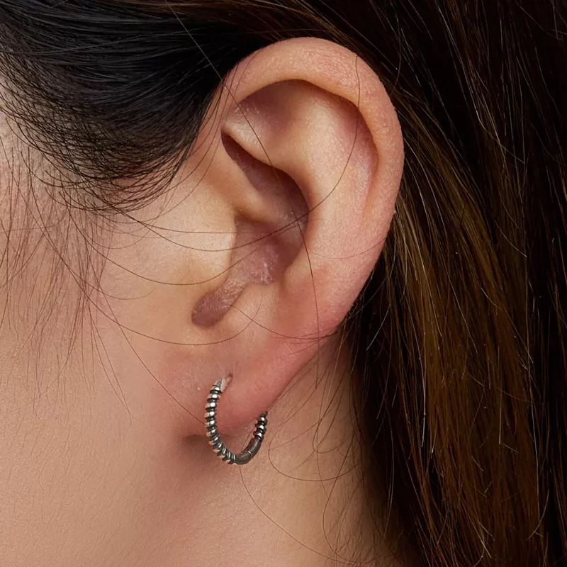 (afbeelding voor) Pandora Style Eenvoudige thread Oorbellen - SCE1423 - Bekijken 7