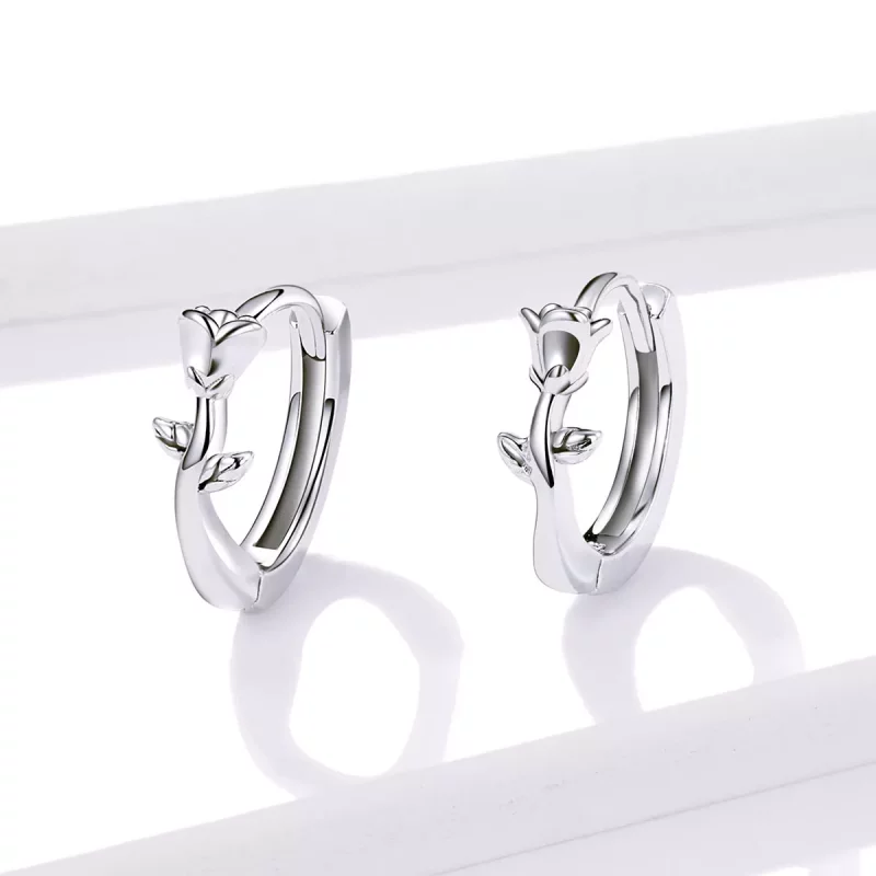 (afbeelding voor) Pandora Style Elegante Roos Oorbellen - BSE442 - Bekijken 3