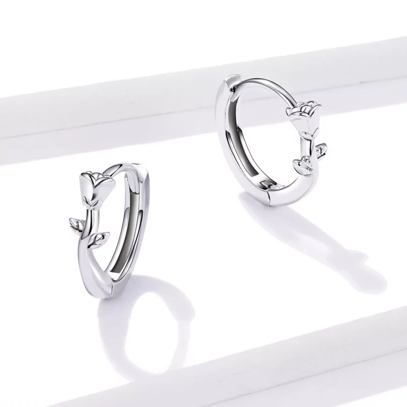 (afbeelding voor) Pandora Style Elegante Roos Oorbellen - BSE442 - Bekijken 4