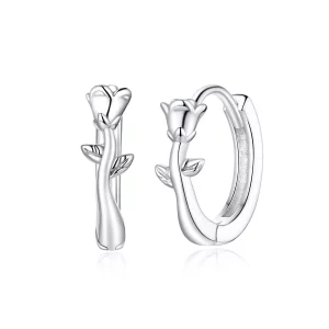 Pandora Style Elegante Roos Oorbellen - BSE442 (afbeelding voor) Pandora Style Elegante Roos Oorbellen - BSE442