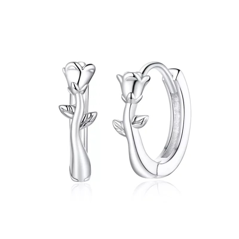 (afbeelding voor) Pandora Style Elegante Roos Oorbellen - BSE442